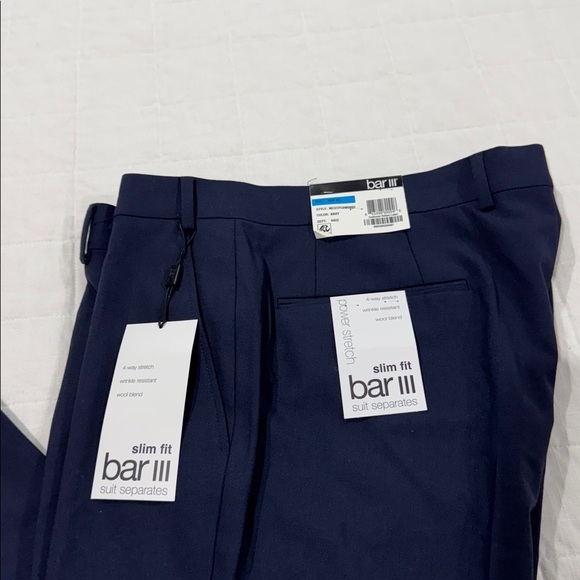 Bar III Slim Fit Suit Pants - Picture 3 of 12